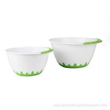 Plastic mixing bowl set With Handle And Base